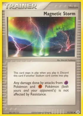 Magnetic Storm (HL 91) EX Hidden Legends