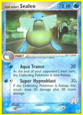 Team Aqua's Sealeo (MA 16) EX Team Magma vs Team Aqua