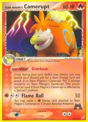 Team Magma's Camerupt (MA 19) EX Team Magma vs Team Aqua