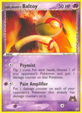 Team Magma's Baltoy (MA 32) EX Team Magma vs Team Aqua