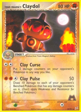 Team Magma's Claydol (MA 33) EX Team Magma vs Team Aqua