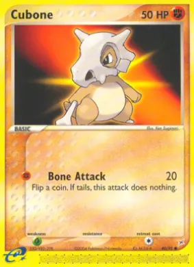 Cubone (MA 40) EX Team Magma vs Team Aqua