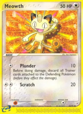 Meowth (MA 42) EX Team Magma vs Team Aqua