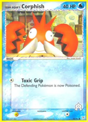 Team Aqua's Corphish (MA 50) EX Team Magma vs Team Aqua