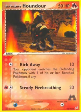 Team Magma's Houndour (MA 63) EX Team Magma vs Team Aqua
