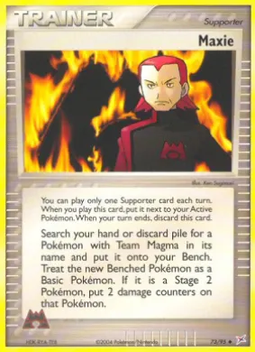 Maxie (MA 73) EX Team Magma vs Team Aqua