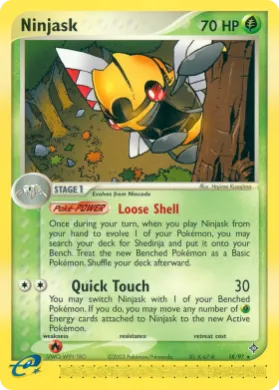 Ninjask (DR 18) EX Dragon