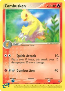 Combusken (DR 25) EX Dragon
