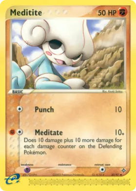 Meditite (DR 37) EX Dragon