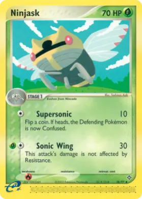 Ninjask (DR 38) EX Dragon
