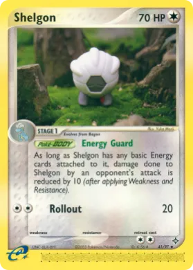 Shelgon (DR 41) EX Dragon