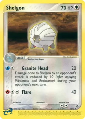 Shelgon (DR 42) EX Dragon