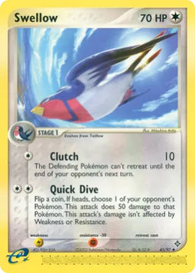 Swellow (DR 45) EX Dragon