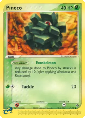 Pineco (DR 71) EX Dragon