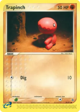 Trapinch (DR 78) EX Dragon