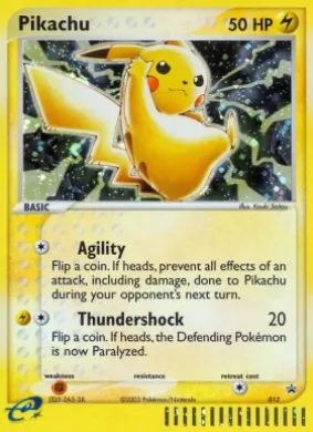 Pikachu (PR-NP 12) Nintendo Black Star Promos