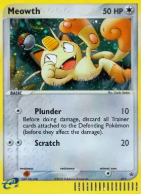 Meowth (PR-NP 13) Nintendo Black Star Promos