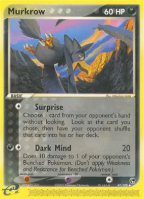 Murkrow (SS 47) EX Sandstorm