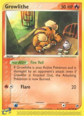 Growlithe (SS 65) EX Sandstorm