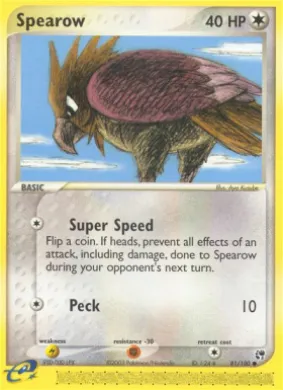 Spearow (SS 81) EX Sandstorm