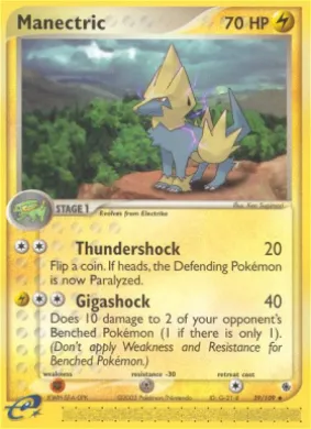 Manectric (RS 39) EX Ruby & Sapphire