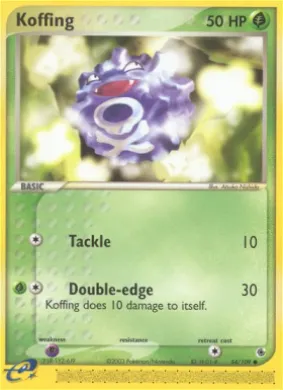 Koffing (RS 54) EX Ruby & Sapphire