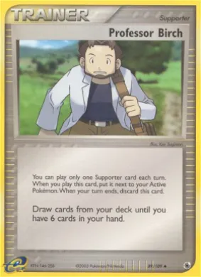 Professor Birch (RS 89) EX Ruby & Sapphire