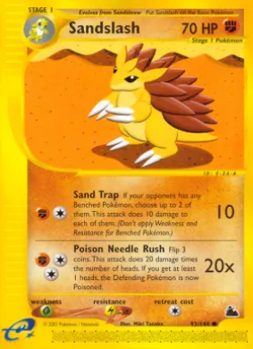 Sandslash (SK 93) Skyridge