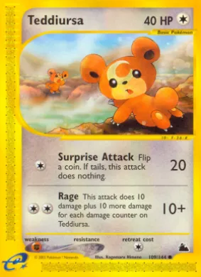Teddiursa (SK 109) Skyridge