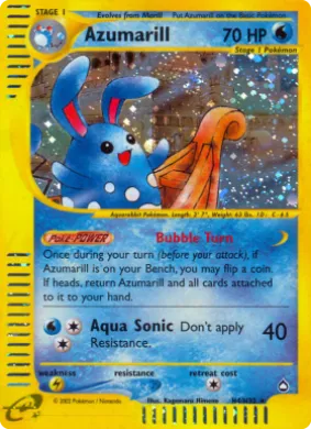 Azumarill (AQ H4) Aquapolis