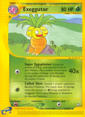 Exeggutor (AQ 12) Aquapolis