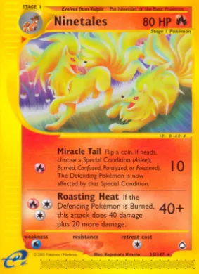 Ninetales (AQ 25) Aquapolis