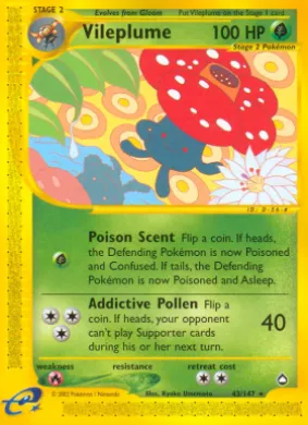 Vileplume (AQ 43) Aquapolis