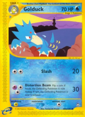 Golduck (AQ 50) Aquapolis