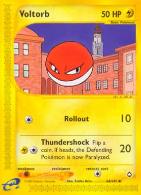 Voltorb (AQ 64) Aquapolis
