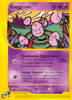 Exeggcute (AQ 77) Aquapolis
