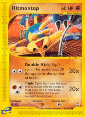 Hitmontop (AQ 82) Aquapolis