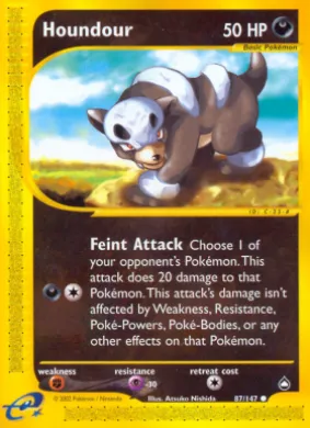 Houndour (AQ 87) Aquapolis