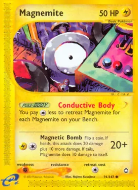 Magnemite (AQ 91) Aquapolis