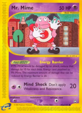 Mr. Mime (AQ 95) Aquapolis