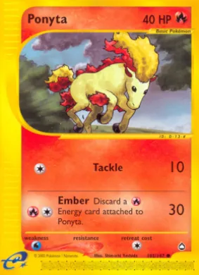 Ponyta (AQ 102) Aquapolis
