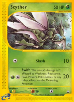 Scyther (AQ 106) Aquapolis