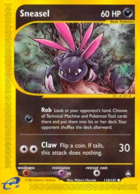 Sneasel (AQ 110) Aquapolis