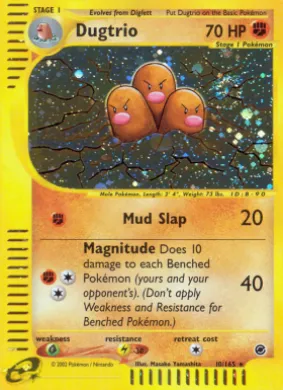 Dugtrio (EX 10) Expedition Base Set