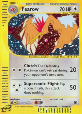 Fearow (EX 11) Expedition Base Set