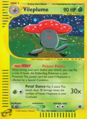 Vileplume (EX 31) Expedition Base Set