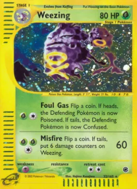 Weezing (EX 32) Expedition Base Set