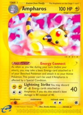 Ampharos (EX 34) Expedition Base Set