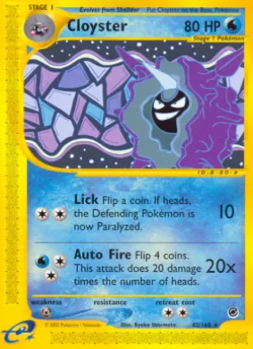 Cloyster (EX 42) Expedition Base Set