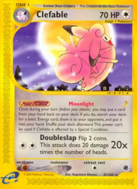 Clefable (EX 41) Expedition Base Set